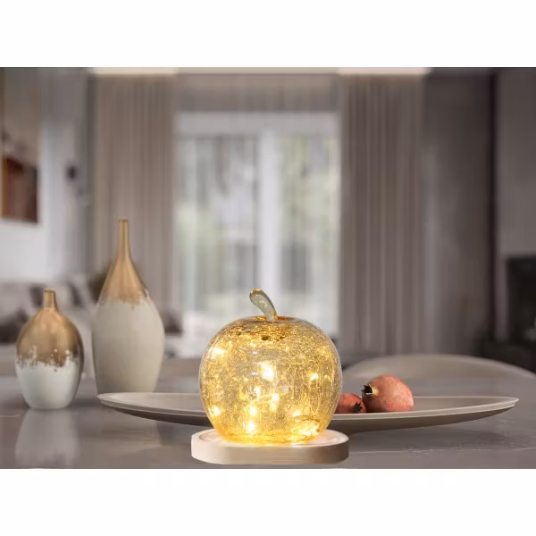 Beige äpple med lyse 20*20cm