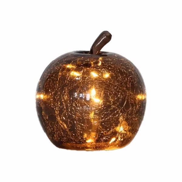 Brunt äpple med lyse 20*20cm