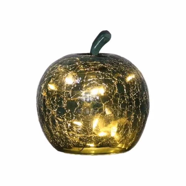 Grönt äpple med lyse 20*20cm