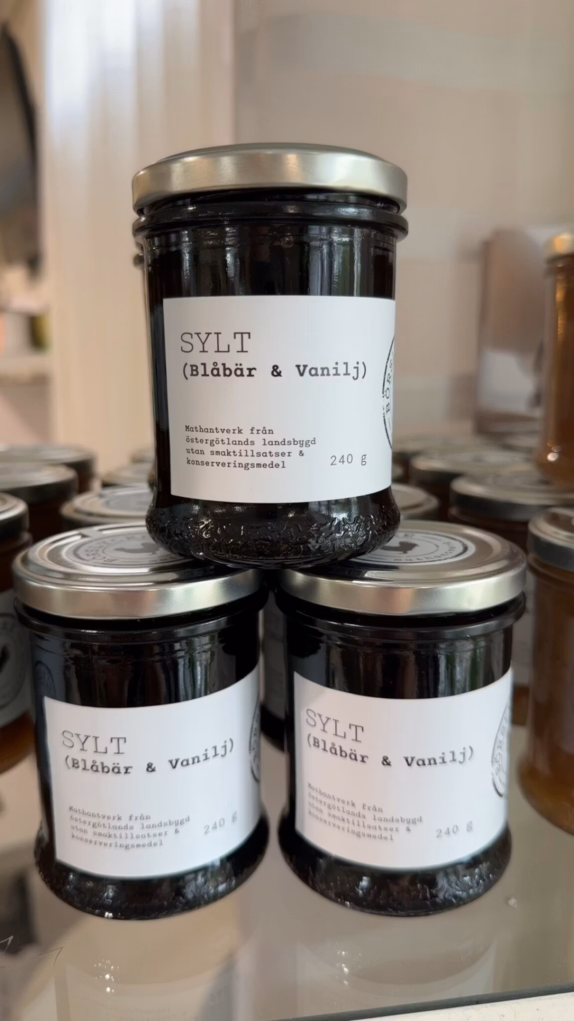 Sylt Blåbär & Vanilj 240g