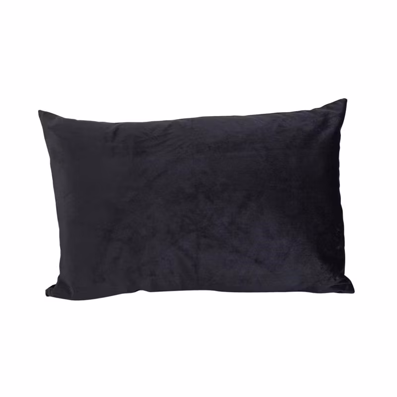 Svart Kuddfodral Sammet 40*60cm