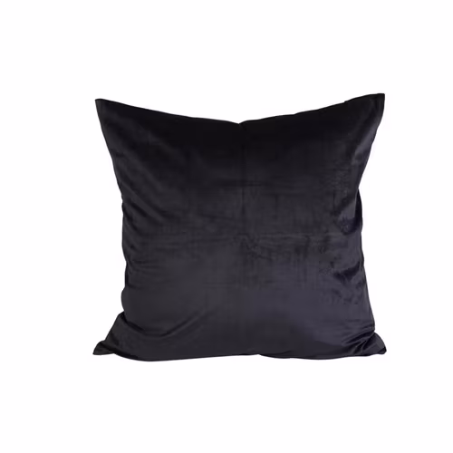 Svart Kuddfodral Sammet 60*60cm