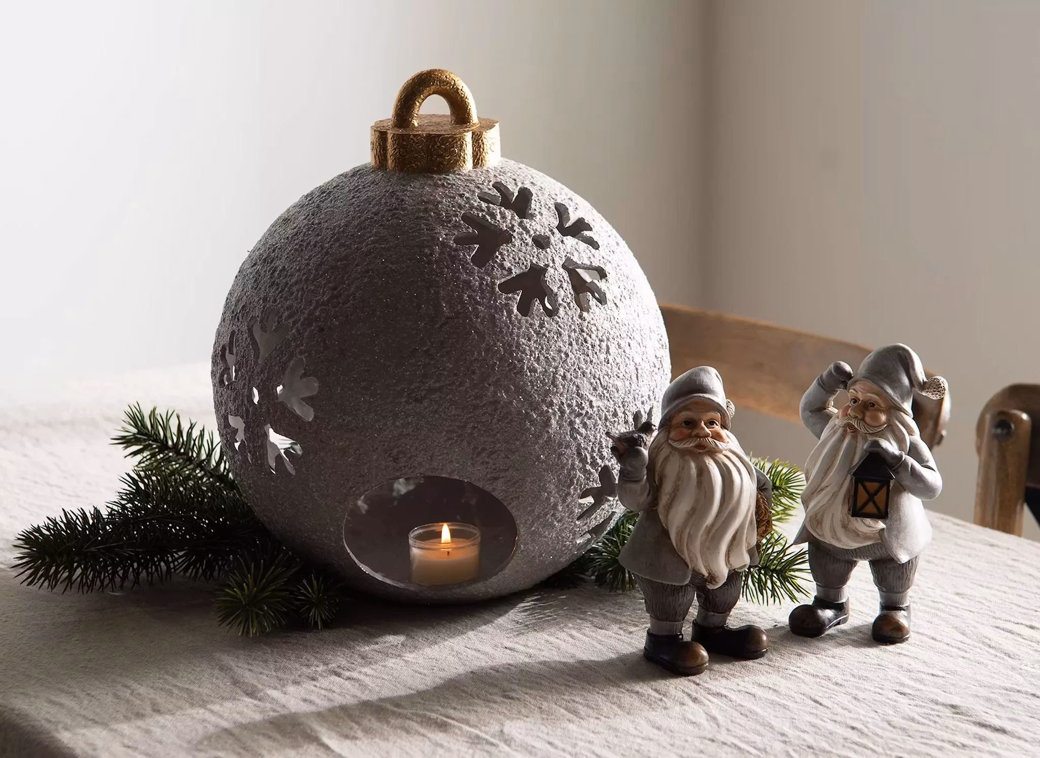 Värmeljuslykta Julkula