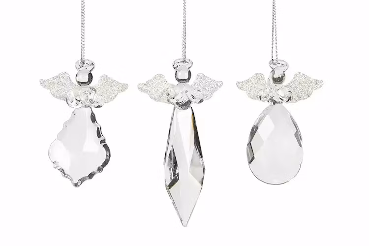 Hänge Glasängel Kristall 3-pack
