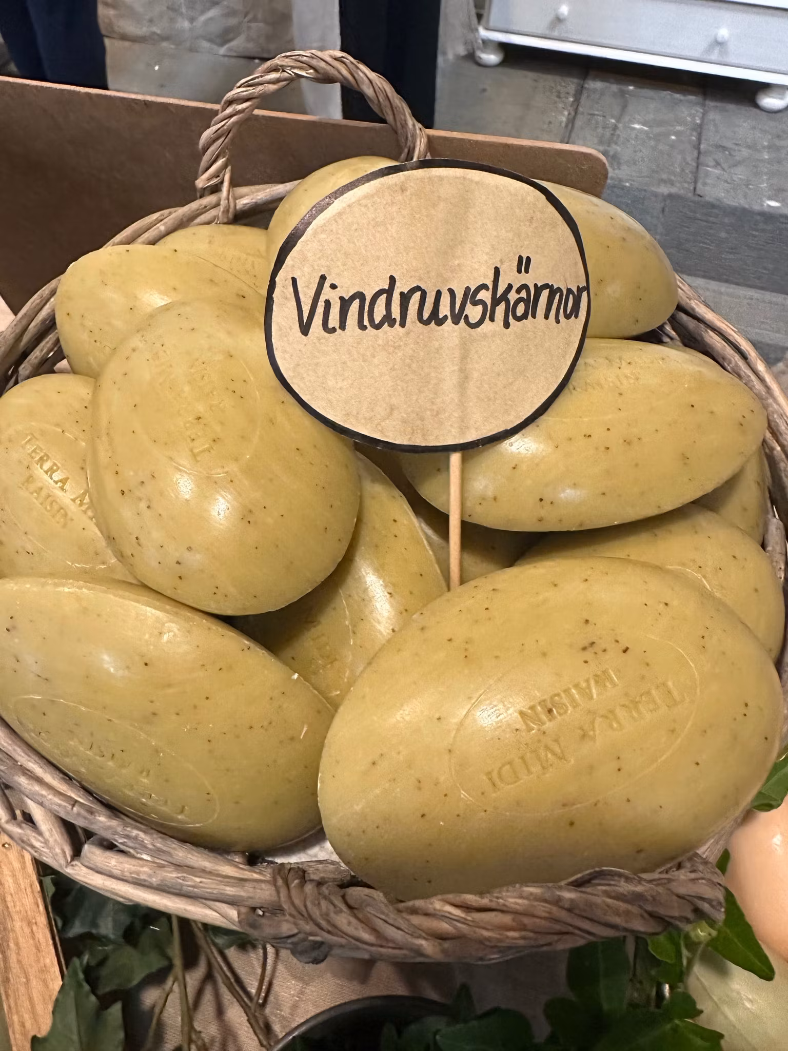 Vindruvskärnor tvål