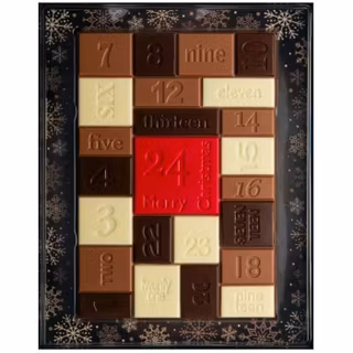 Adventskalender choklad 250g