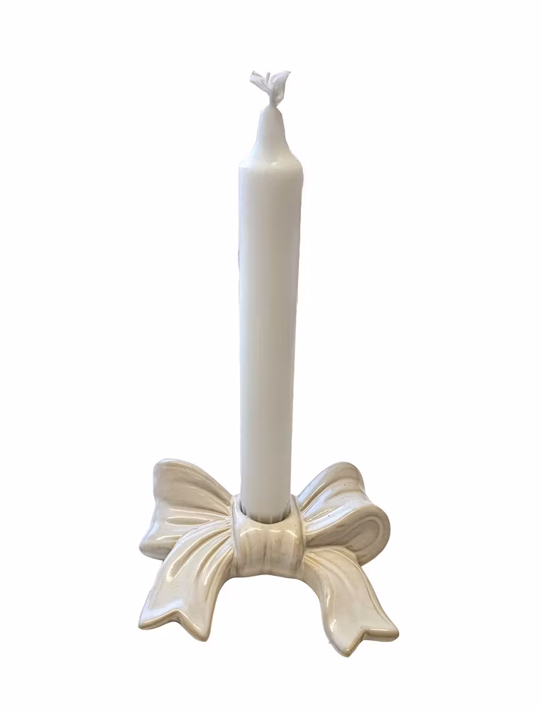 Rosett ljusstake (röd eller vit)