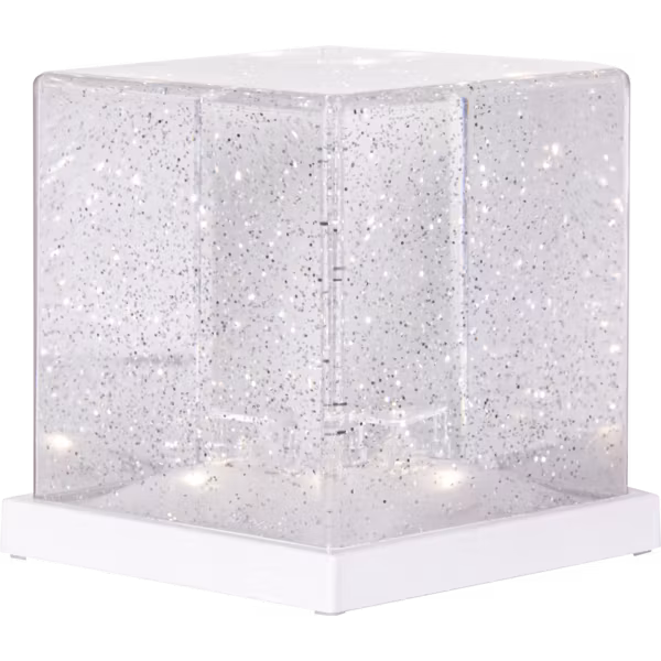 Stor Kub Inomhusdekoration frost