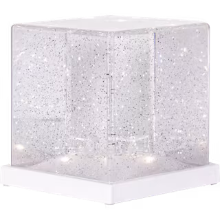 Stor Kub Inomhusdekoration frost