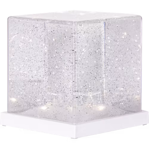 Stor Kub Inomhusdekoration frost