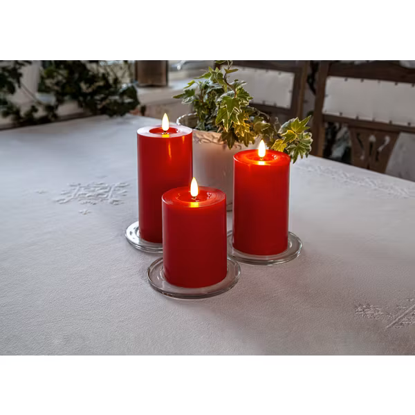 Rött Led ljus (3 olika höjder)