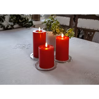 Rött Led ljus (3 olika höjder)