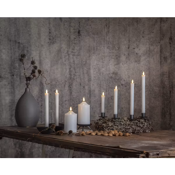 4-pack Led antikljus Flamme rustik