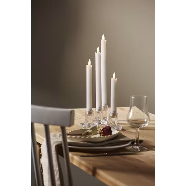 4-pack Led antikljus Flamme rustik