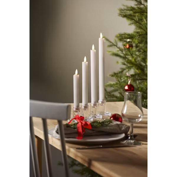 4-pack Led antikljus Flamme rustik