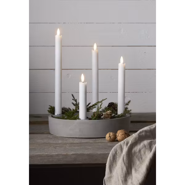 4-pack Led antikljus Flamme rustik