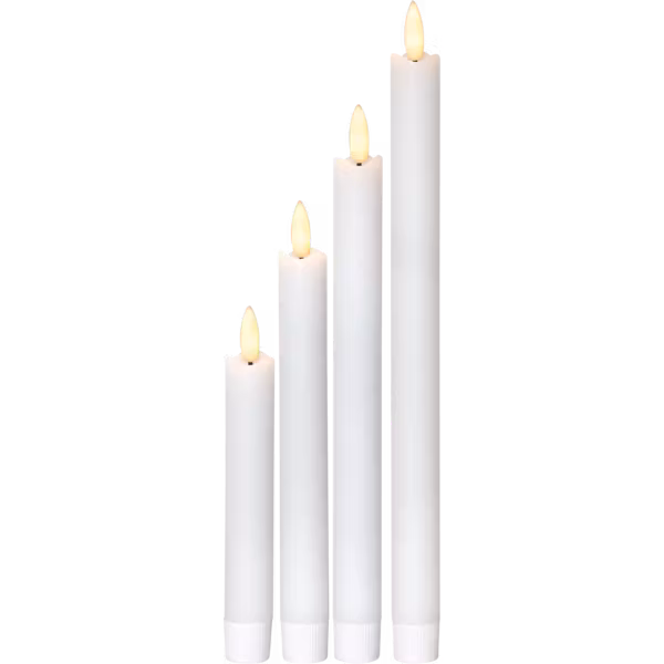 4-pack Led antikljus Flamme rustik