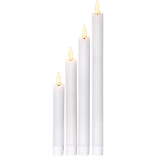 4-pack Led antikljus Flamme rustik