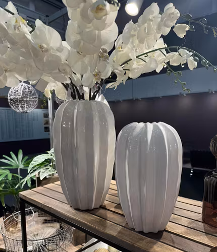 Vas Flikig Vit (2 olika storlekar)