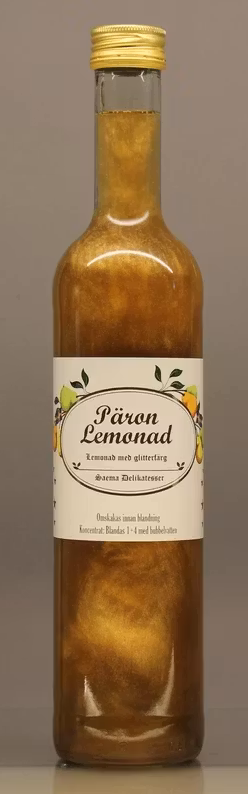 Persika Lemonade 50cl - med glitter!