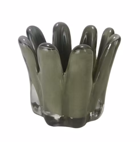 Lykta Finger Olivgrön 11cm