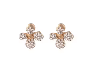 Örhängen Guld Liten blomma