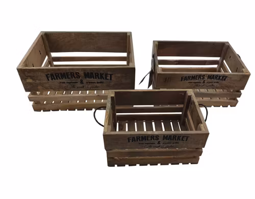 Trälåda (3 olika storlekar)