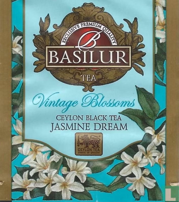 Tebok i metall - Svart & Grönt te