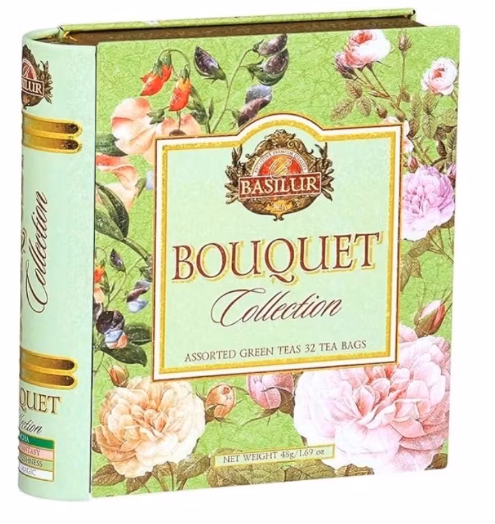 Tebok i metall - Grönt te