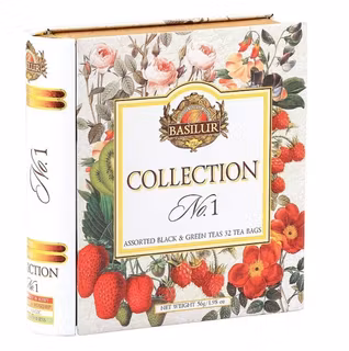 Tebok i metall - Grönt & Svart te