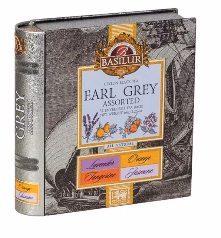 Tebok i metall - Earl Grey Collection