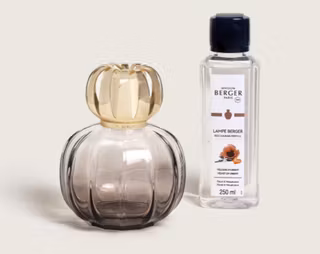 Coralie Grå/Brun Doftlampa + Doften Velvet Of Orient - Maison Berger Sweden