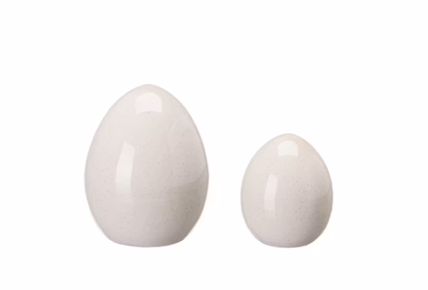 Ägg i porslin (2 olika storlekar)