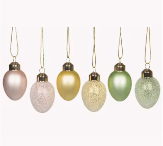 Glasägg Pastell Mix 12-pack