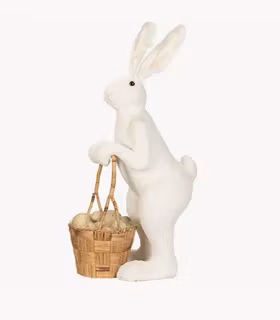 Hare med korg 118cm