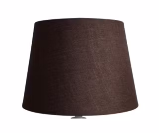 Lampskärm Brun Grovlinne