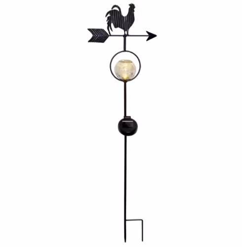 Vindflöjel solcellsdekoration