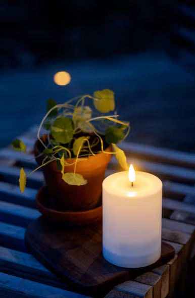 Blockljus solcell (2 storlekar)