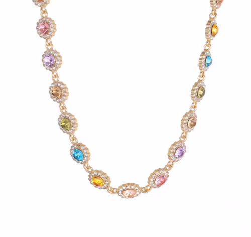 Halsband flerfärgat