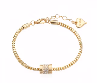 Guldarmband 1 strassring