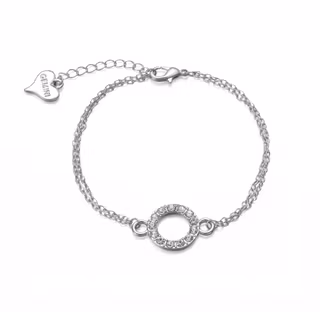 Silverarmband 1 ring