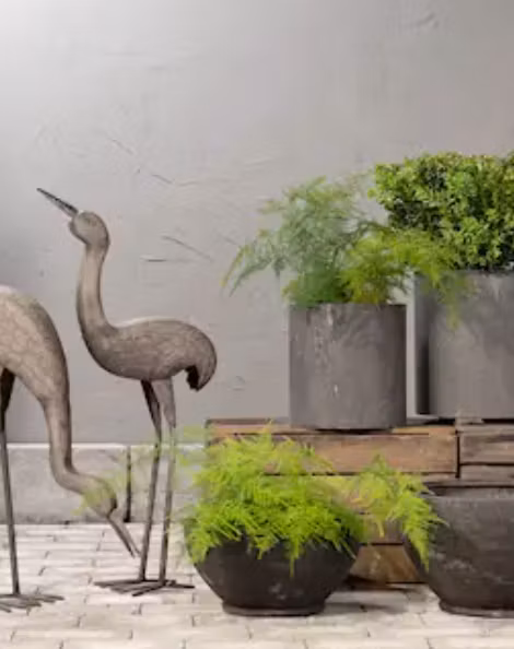 Trädgårdsdekoration Trana Metall (2 olika)