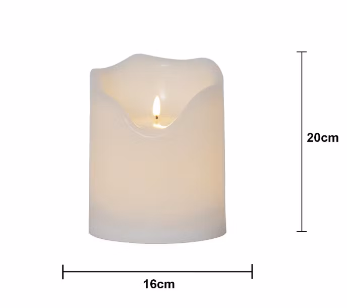 Led Blockljus Flamme Grand