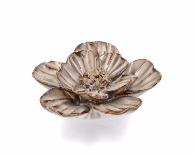Dekorationsblomma Beige Glaze 10cm
