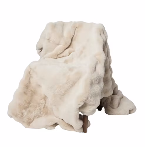 Misty L Pläd/Överkast Ljusbeige