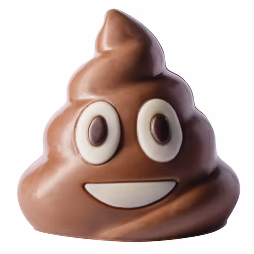 Chokladfigur Emoji Stinky