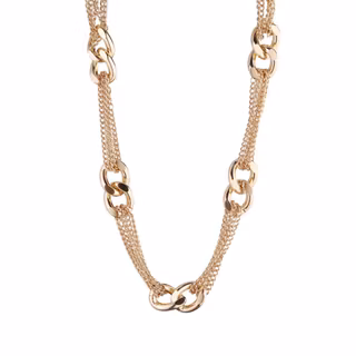Halsband Länkar/kedja Guld