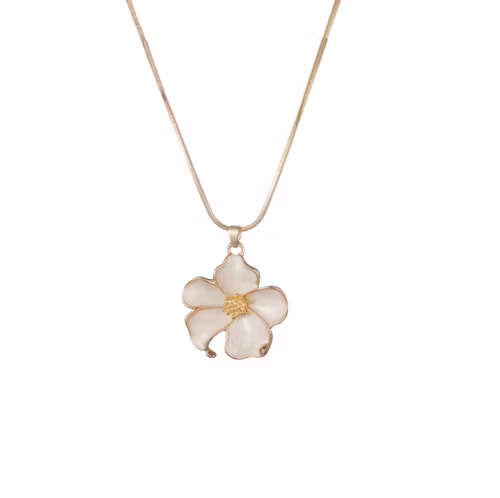 Halsband Blomma Cream