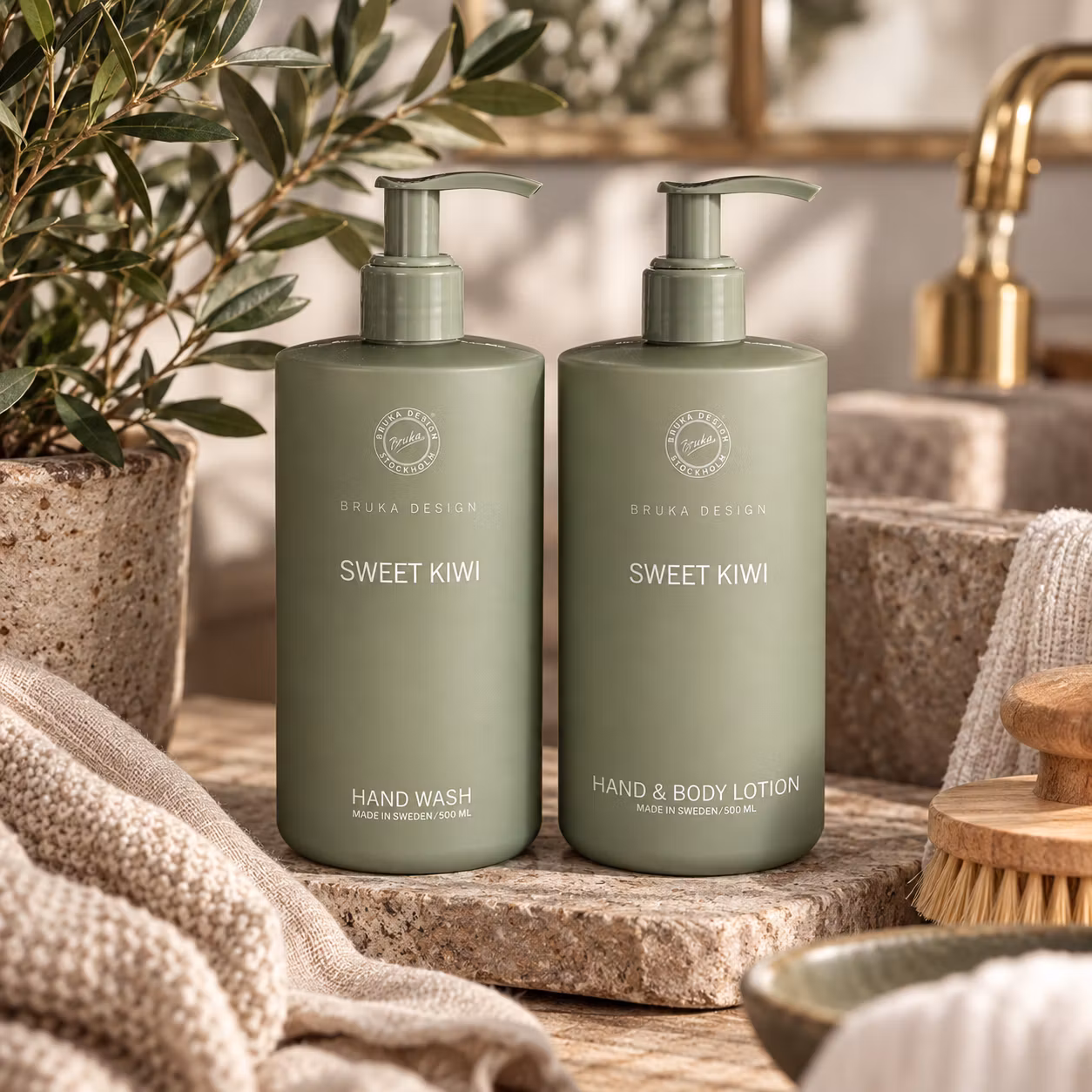 Hand & Bodylotion Sweet Kiwi 500ml Grön