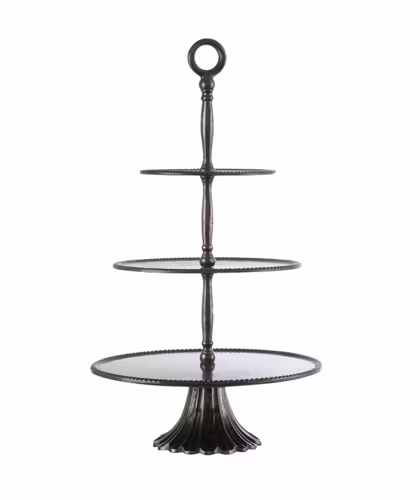 Våningsfat Mörkbrun 65cm